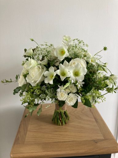 All-white bouquet